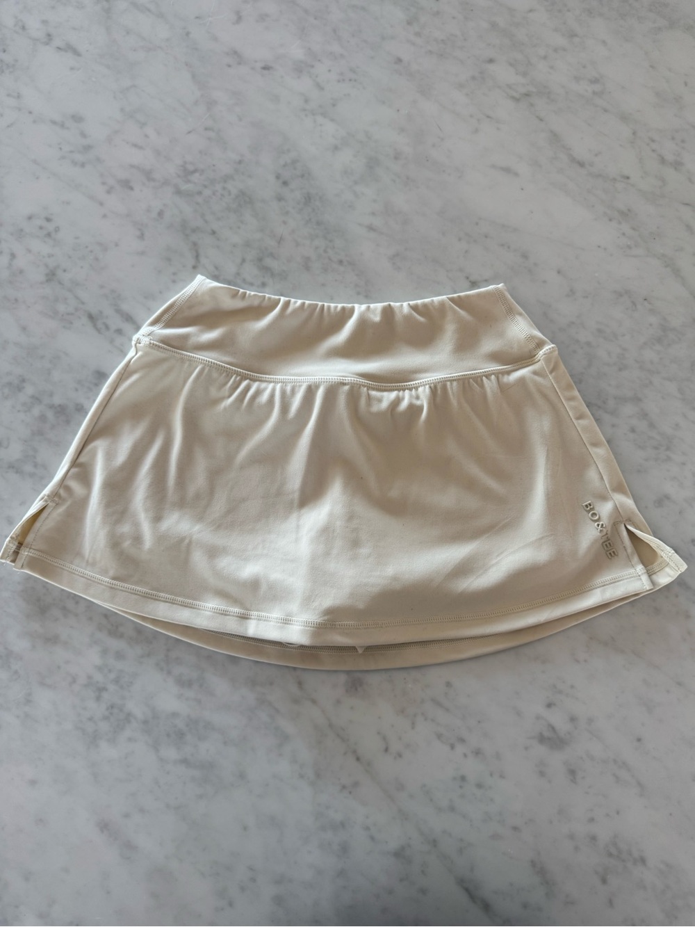 bo & tee cream active mini skort
